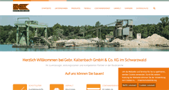 Desktop Screenshot of gebr-kaltenbach.de