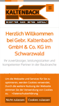 Mobile Screenshot of gebr-kaltenbach.de