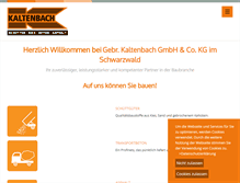 Tablet Screenshot of gebr-kaltenbach.de